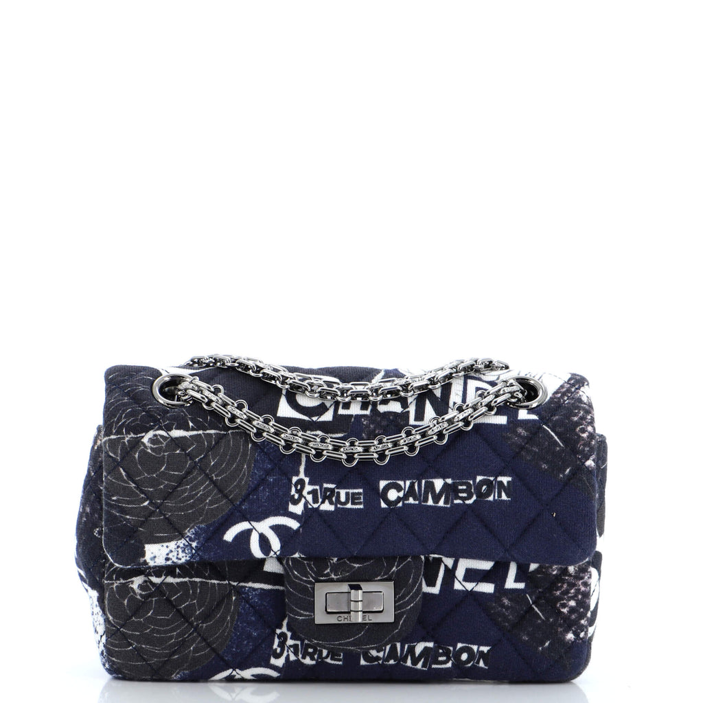 Reissue 2.55 Flap Bag Quilted Printed Jersey Mini / ...