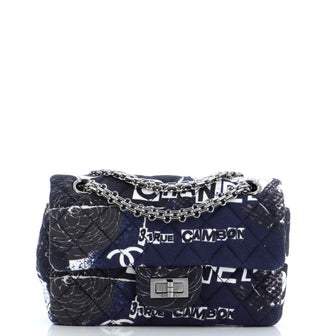 Chanel Reissue 2.55 Flap Bag Quilted Printed Jersey Mini