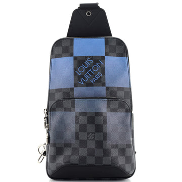 Louis Vuitton Avenue Sling Bag Limited Edition Damier Graphite Giant