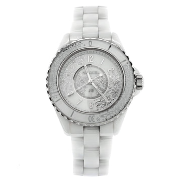Chanel J12-20 Limited Edition Quartz Watch Ceramic and Stainless Steel with Diamonds 33