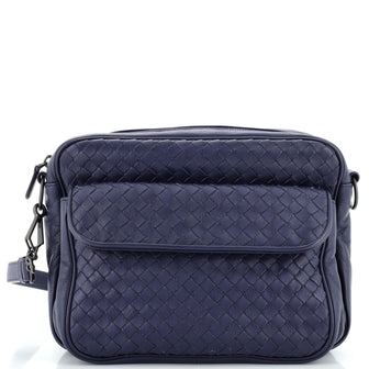 Bottega Veneta Front Pocket Messenger Bag Intrecciato Nappa Medium
