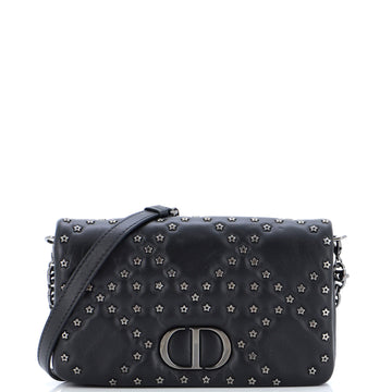 Christian Dior Caro Bag Lucky Star Studded Macrocannage Calfskin Mini