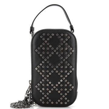 Christian Dior Lady Dior Phone Holder on Chain Studded Leather