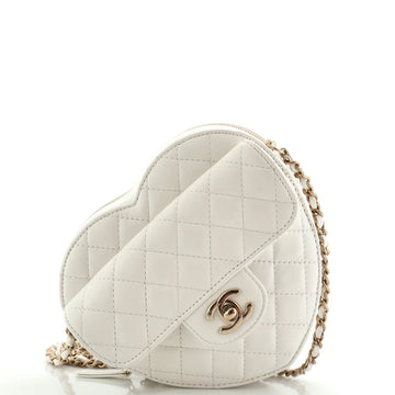 Chanel CC in Love Heart Bag Quilted Lambskin