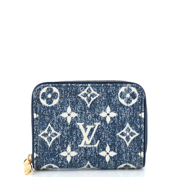 Louis Vuitton Zippy Coin Purse Monogram Jacquard Denim