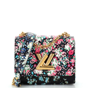 Louis Vuitton Twist Handbag Limited Edition Floral Print Leather PM
