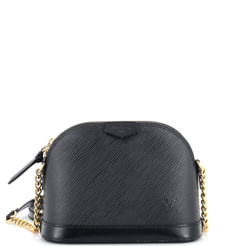 Louis Vuitton Alma Chain Handbag Epi Leather Mini