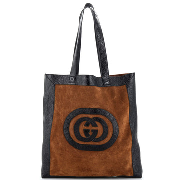 Gucci Ophidia Soft Open Tote Suede Large