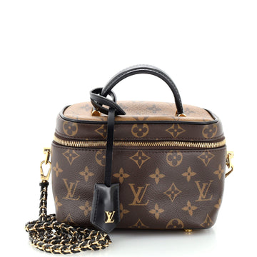Louis Vuitton Vanity Handbag Reverse Monogram Canvas PM