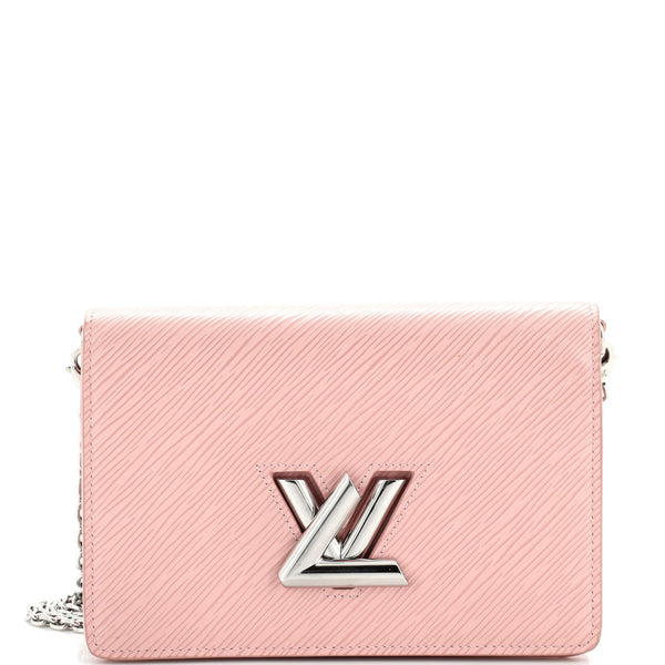 Louis Vuitton Twist Belt Wallet on Chain Epi Leather Pink  display picture 2