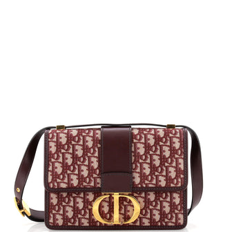 Christian Dior 30 Montaigne Flap Bag Oblique Canvas