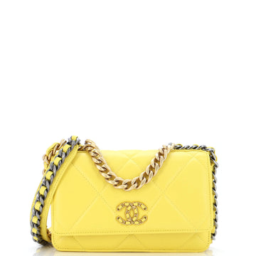 Chanel 19 Wallet on Chain Quilted Goatskin