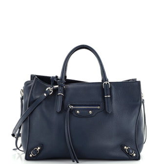 Balenciaga Papier A6 Zip Around Classic Studs Bag Leather