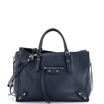 Balenciaga Papier A6 Zip Around Classic Studs Bag Leather