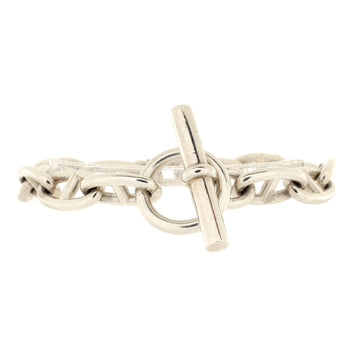 Hermes Chaine d'Ancre Bracelet Sterling Silver Large