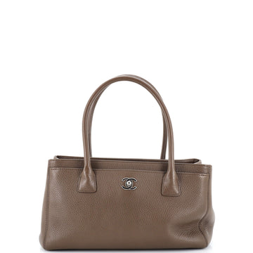 Chanel Cerf Executive Tote Leather Small