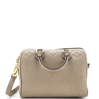Louis Vuitton Speedy Bandouliere Bag Monogram Empreinte Giant 25