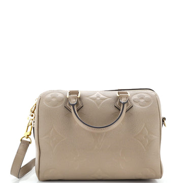 Louis Vuitton Speedy Bandouliere Bag Monogram Empreinte Giant 25
