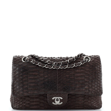 Chanel Classic Double Flap Bag Python Medium