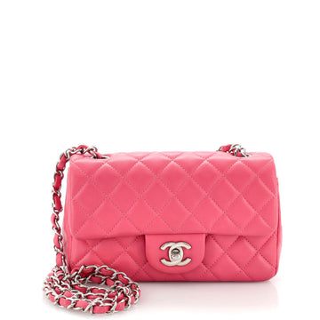 Chanel Classic Single Flap Bag Quilted Lambskin Mini