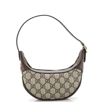 Gucci Ophidia Zip Hobo GG Coated Canvas Mini
