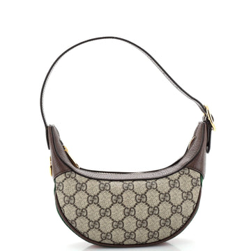 Gucci Ophidia Zip Hobo GG Coated Canvas Mini
