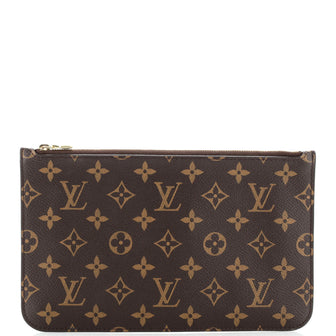 Louis Vuitton Neverfull Pochette Monogram Canvas Large