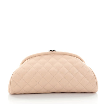 Chanel Timeless Clutch Quilted Caviar Neutral 2481701