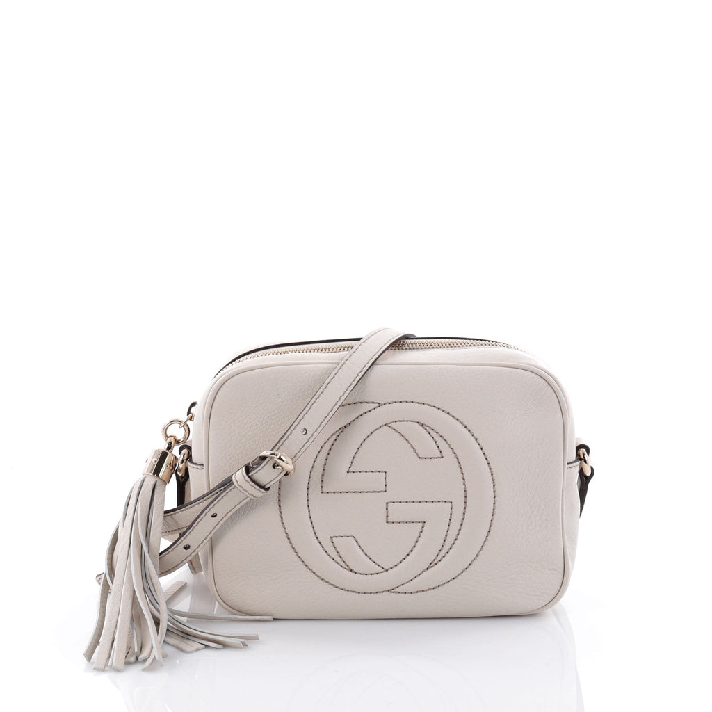 Gucci disco cheap bag white