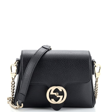 Gucci Interlocking Chain Crossbody Bag (Outlet) Leather Small
