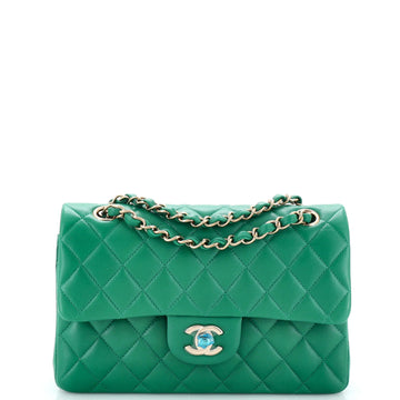 Chanel Classic Double Flap Bag Quilted Lambskin Small