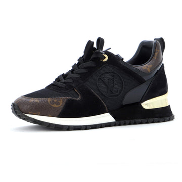Louis Vuitton Women's Run Away Sneakers Mesh with Monogram Canvas and Suede