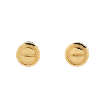 Cartier Love Stud Earrings 18K Yellow Gold