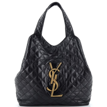 Saint Laurent Icare Shopping Tote Quilted Leather Maxi