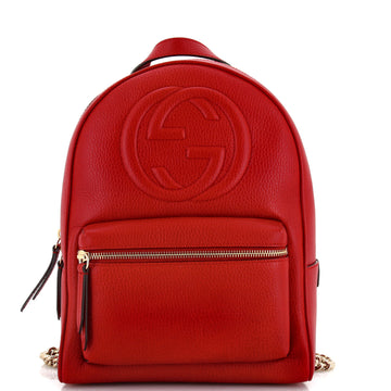 Gucci Soho Chain Backpack Leather
