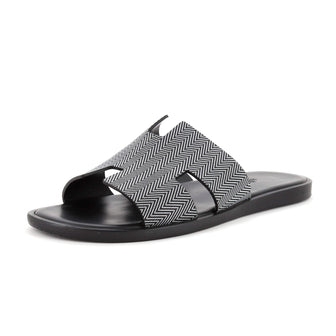 Hermes Men's Izmir Slide Sandals Leather