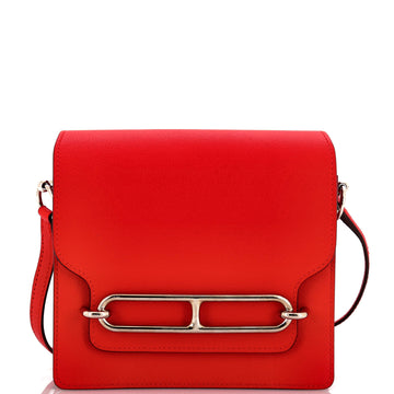 Red Roulis Hermes Roulis Bag Evercolor 18 Red 2483704