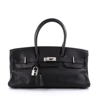 Hermes Birkin JPG Handbag Black Clemence with Palladium 2483801