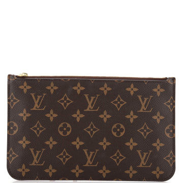 Louis Vuitton Neverfull Pochette Monogram Canvas Large