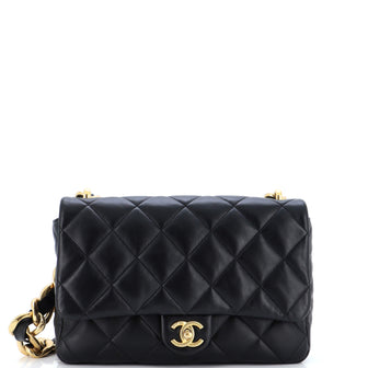 Chanel Funky Town Flap Bag Quilted Lambskin Large