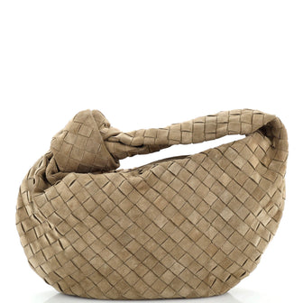 Bottega Veneta BV Jodie Hobo Intrecciato Suede Teen