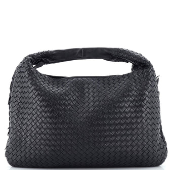 Bottega Veneta Veneta Hobo Intrecciato Nappa with Frayed Detail Large