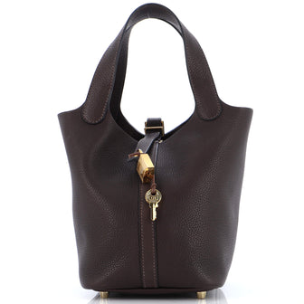 Hermes Picotin Lock Bag Barenia Faubourg PM