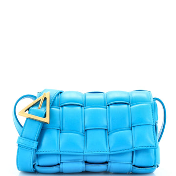 Bottega Veneta Cassette Crossbody Bag Padded Maxi Intrecciato Leather Small