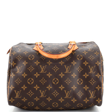 Louis Vuitton Speedy Handbag Monogram Canvas 30