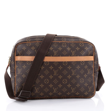 Louis Vuitton Reporter Bag Monogram Canvas GM Brown 2484903