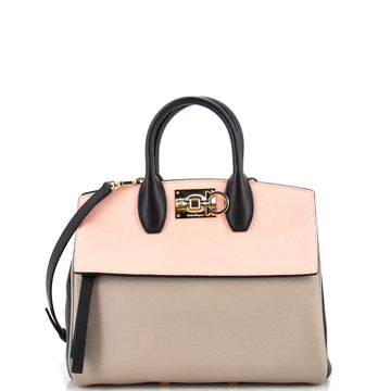 Salvatore Ferragamo Studio Satchel Leather Small
