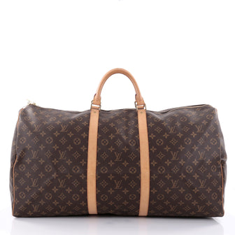 Louis Vuitton Keepall Bag Monogram Canvas 60 Brown 2485001