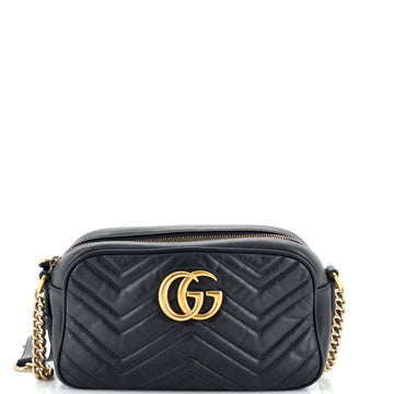 Gucci GG Marmont Shoulder Bag Matelasse Leather Small