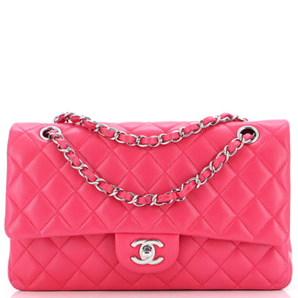 Chanel Classic Double Flap Bag Quilted Lambskin Medium